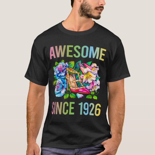 Camiseta Flores Coloridas - Impresionantes desde 1926 (Anverso)