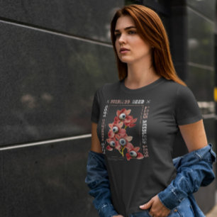 Camiseta Flores Con Ojos De Naturaleza 3D