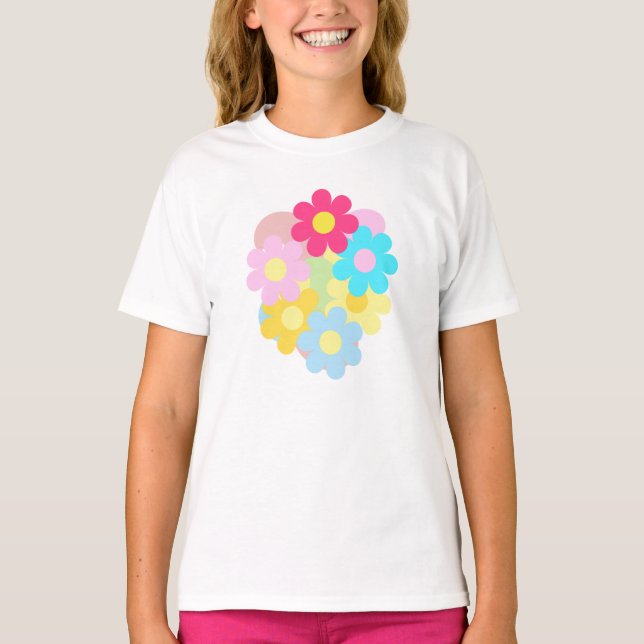 Camiseta Flores cortas (Anverso)