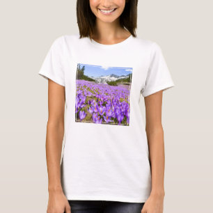 Camiseta Flores   Crocus Pirin Mountain Park Bulgaria