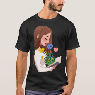 Camiseta flores cultivadas en el libro 84