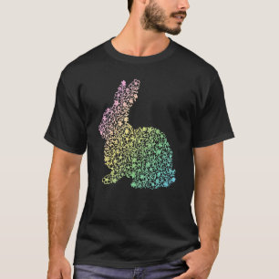 Camiseta Flores Cutas Conejo Gifs Floral Semana Santa Conej