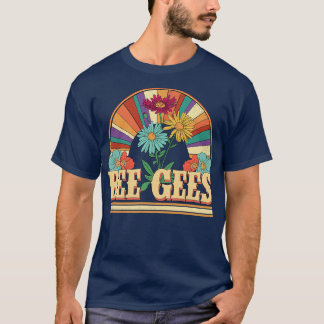 Camiseta Flores De Abeja Nombre Gees Regalos Personalizados