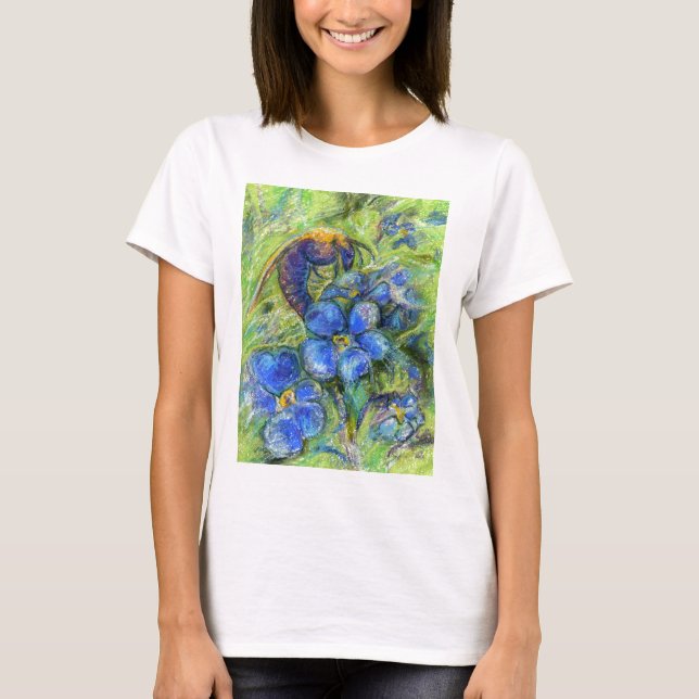 Camiseta Flores de abeja y olvidadiza (Anverso)