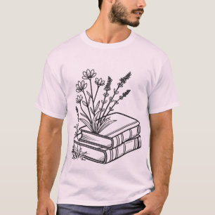 Camiseta Flores de Academia Oscura que crecen de Libros Lit