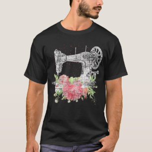 Camiseta Flores de alcantarillado de fresado de naves de má