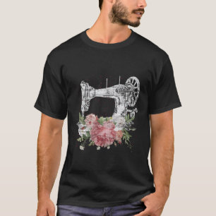 Camiseta Flores de alcantarillado de fresado de naves de má