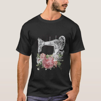 Camiseta Flores de alcantarillado de fresado de naves de má