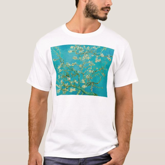 Camiseta Flores de almendra de Vincent van Gogh (1890) (Anverso)
