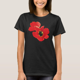 Camiseta Flores de amapola para mamá, familia de las abuela
