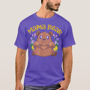 Camiseta Flores de animales ricas, mamá de oso mamá Bea