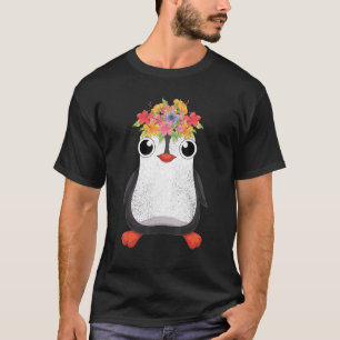 Camiseta Flores de animales Zoológico de la Antártida Anima