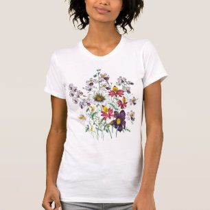 Camiseta Flores de araña y de terciopelo