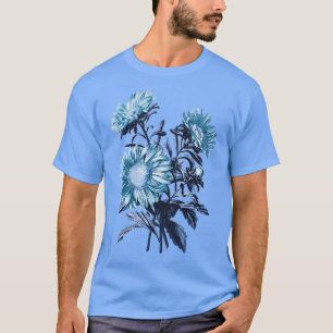Camiseta Flores de Aster Vintage