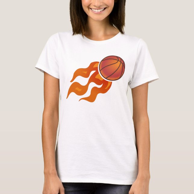 Camiseta Flores de baloncesto (Anverso)