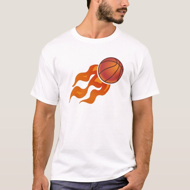 Camiseta Flores de baloncesto (Anverso)