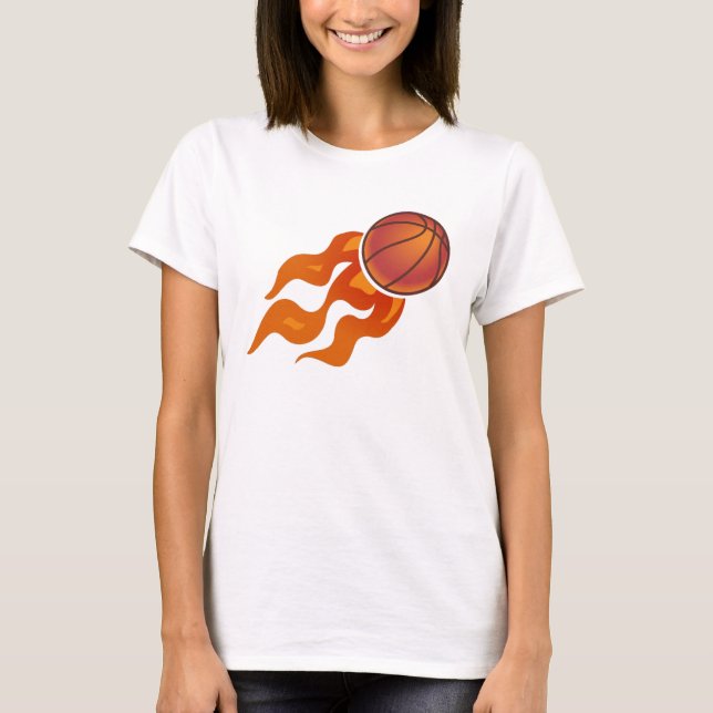 Camiseta Flores de baloncesto (Anverso)