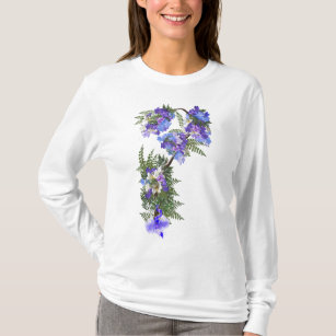 Camisetas Flor Blanca Violeta | Zazzle.es