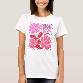 Camiseta Flores de Boho Self Love