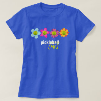 Camiseta 🌼 🌻 🌺 Flores De Bolas De Pickleball Me Escogen