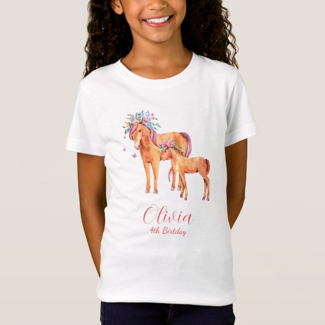 CAMISETA FLORES DE CABALLO B1 (Anverso)