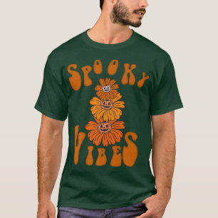 Camiseta Flores de calabaza retro Groovy espumosas de calab