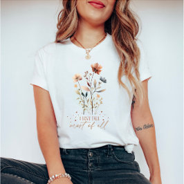 Camiseta Flores de cascada para los amantes de la caída