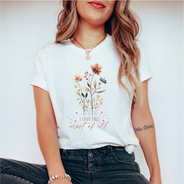 Camiseta Flores de cascada para los amantes de la caída (Subido por el creador)