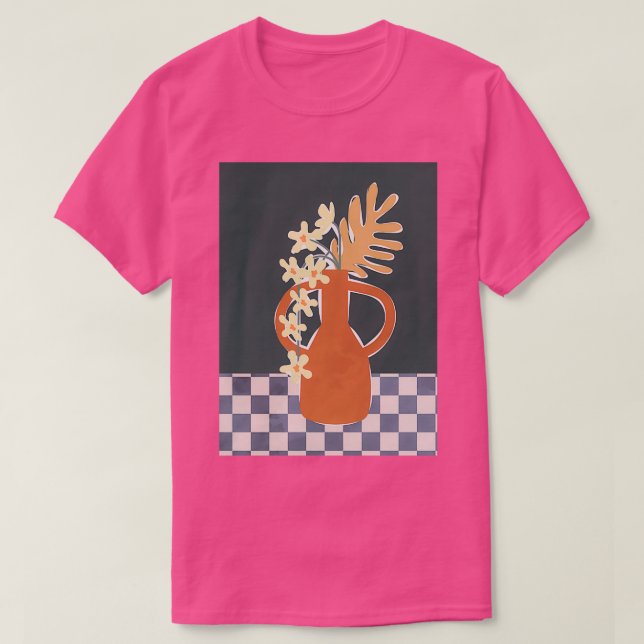 Camiseta Flores de cerámica Tabla 2 (Diseño del anverso)