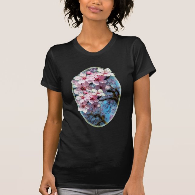 Camiseta Flores de cerezo (Anverso)