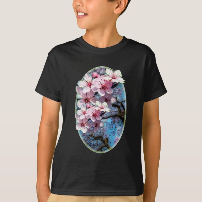 Camiseta Flores de cerezo (Anverso)