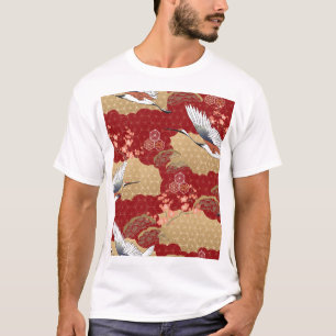 Camiseta Flores de cerezo de kimono japonesas