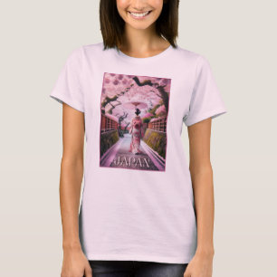 Camiseta Flores de cerezo en Japón