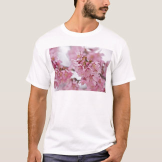 Camiseta Flores de cerezo Sakura Rosa Pálido