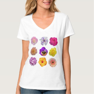 Camiseta Flores de colores