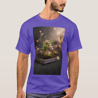 Camiseta Flores De Cuta Crecen A Partir Del Libro