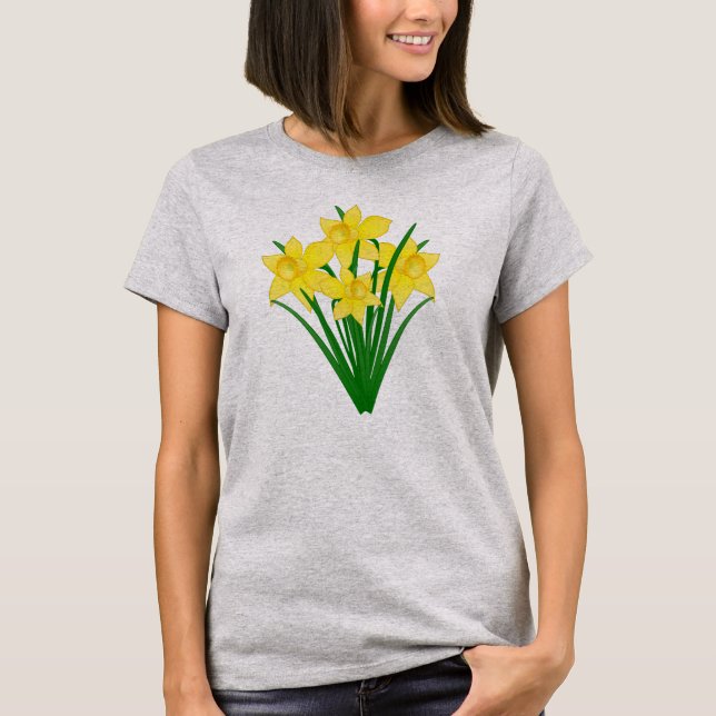 Camiseta Flores de Daffodil (Anverso)