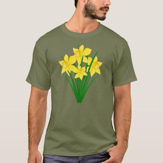 Camiseta Flores de Daffodil (Anverso)