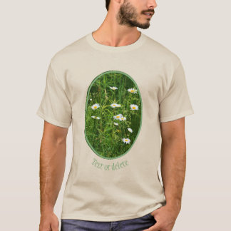 Camiseta Flores De Daisy Blancas Silvestres En El Campo Per