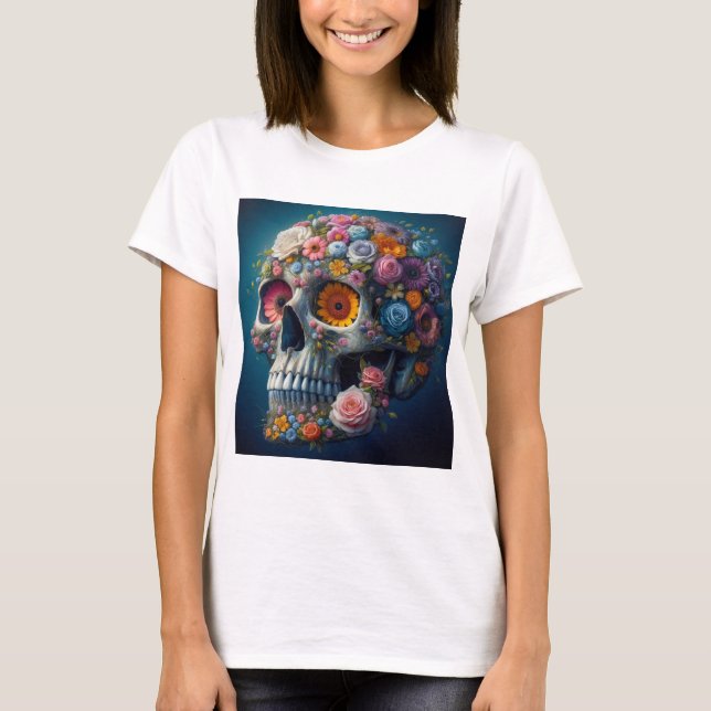 Camiseta Flores de decadencia (Anverso)