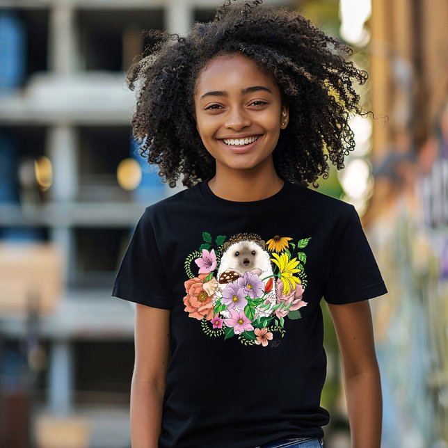 Camiseta Flores de edgehog (Subido por el creador)