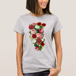 Camiseta Flores de época