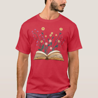 Camiseta Flores de época cultivadas en el libro 1