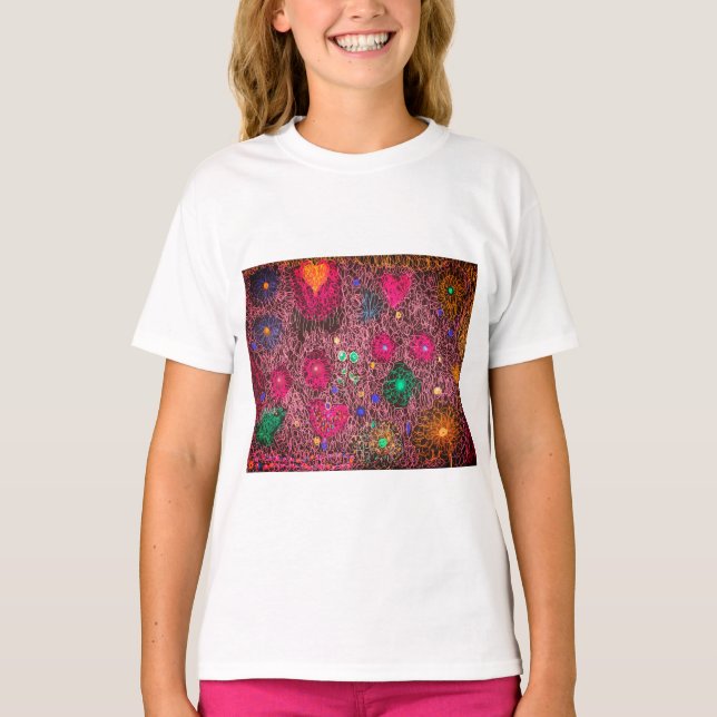 Camiseta Flores de esperanza (Anverso)