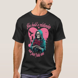 Camiseta "Flores de esqueleto - Construye una relación