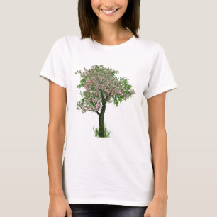 Camiseta Flores de flores de cerezo ramas de árboles