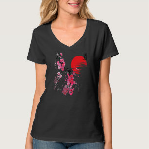 Camiseta Flores de flores de cerezo vintage Sakura japonés