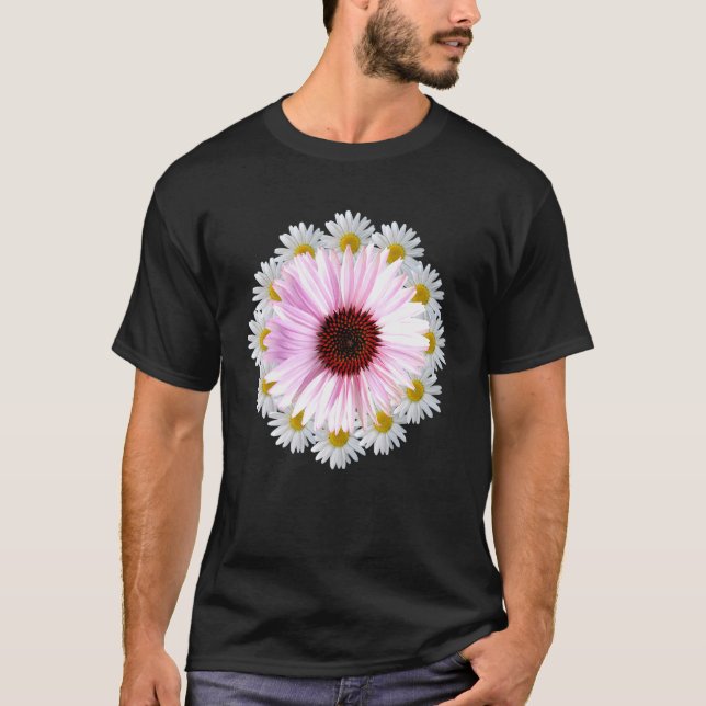 Camiseta Flores de flores mareadas bailan en Daisy Bloom (Anverso)