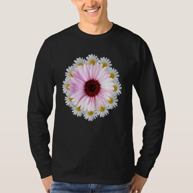 Camiseta Flores de flores mareadas bailan en Daisy Bloom (Anverso)