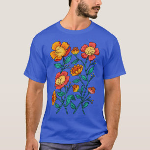 Camiseta Flores de gatos